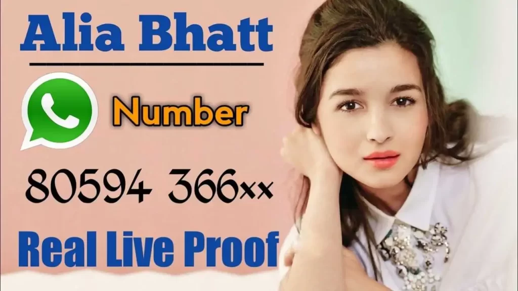 Alia Bhatt Phone Number