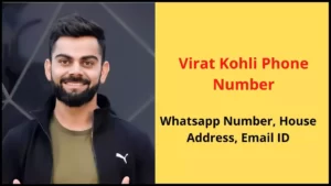 Virat Kohli Phone Number