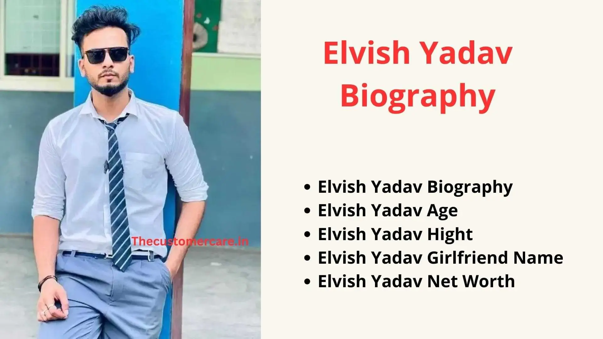 Elvish Yadav Biography