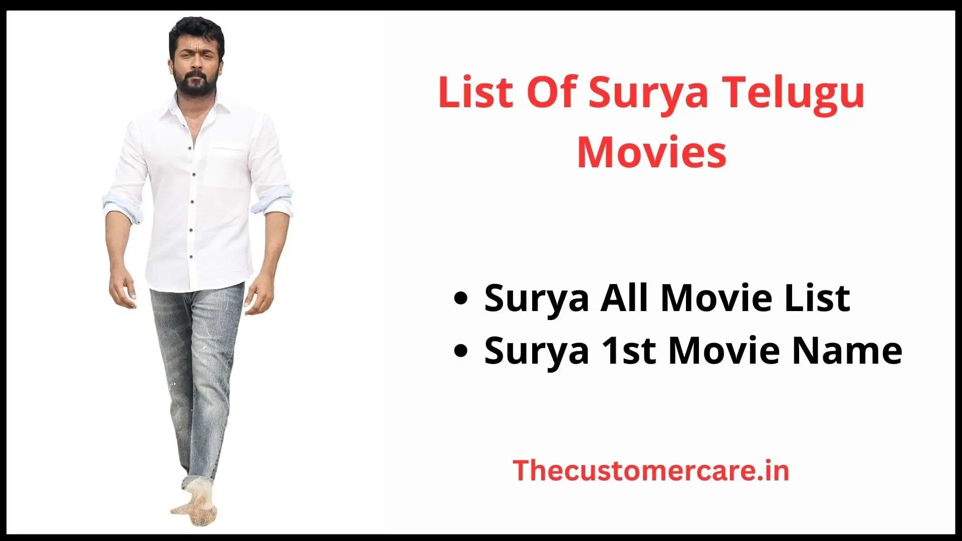 List Of All Suriya Movies