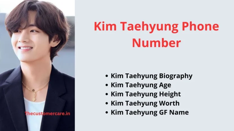 phone number of kim taehyung